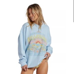 Billabong Ride In Sweatshirt-Bliss Blue